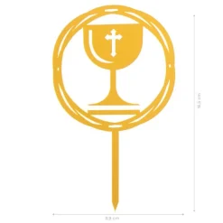 Cake topper Calice de communion-Cerf Dellier New