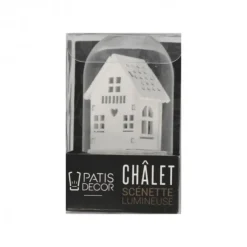Cake Topper Chalet lumineux-Cerf Dellier Clearance