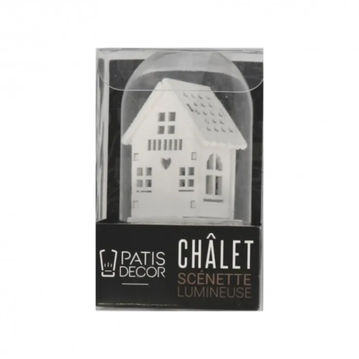 Cake Topper Chalet lumineux-Cerf Dellier Clearance