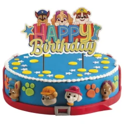 Cake topper Happy Birthday Pat Patrouille-Cerf Dellier Outlet