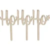 Cake topper Ho Ho Ho en bois-Cerf Dellier Hot