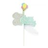 Cake topper éléphant anniversaire-Cerf Dellier
