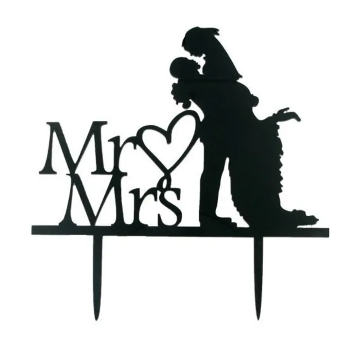 Cake Topper Mr & Mrs Bonheur-Cerf Dellier Sale