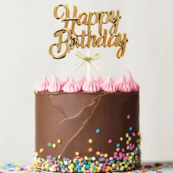 Cake topper "Happy birthday" 3-Cerf Dellier Clearance