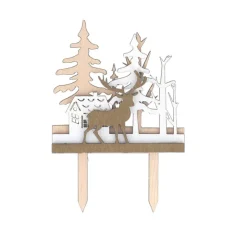 Cake topper Renne 3-Cerf Dellier Outlet