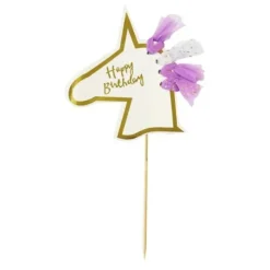 Cake topper tête de licorne-Cerf Dellier Online