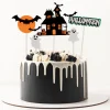 Cake toppers assortis thème Halloween (x5)-Cerf Dellier Discount