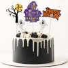 Cake toppers assortis thème Halloween 3 (x5)-Cerf Dellier Discount
