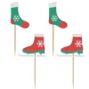 Cake toppers chaussettes et patins à glace-Cerf Dellier Discount