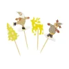 Cake toppers de Noël assortis thème 1 (x10)-Cerf Dellier Sale