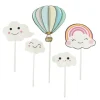 Cake toppers nuages et montgolfière-Cerf Dellier Outlet