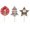 Cake toppers sujets de Noël-Cerf Dellier Hot
