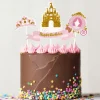 Cakes toppers Anniversaire princesses (x4)-Cerf Dellier Outlet