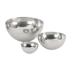 Calotte demi-sphère inox H 6,7 cm Ø 14 cm De Buyer-Cerf Dellier