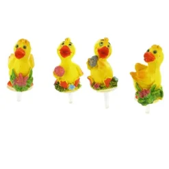 Canards sur pique assortis (x4)-Cerf Dellier Online