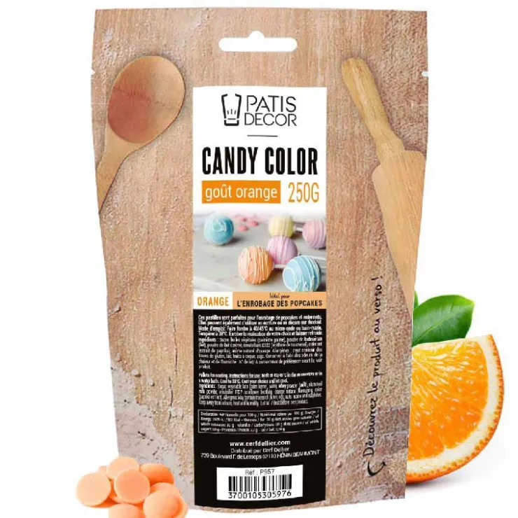 Candy Color oranges goût Orange 250 g-Cerf Dellier Discount