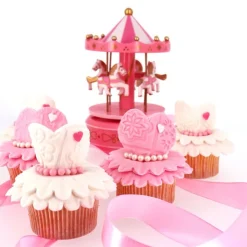 Carrousel musical rose-Cerf Dellier Best