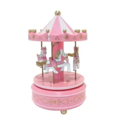 Carrousel musical rose-Cerf Dellier Best
