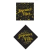 Carrés azyme Joyeuses Fêtes (x24)-Cerf Dellier New