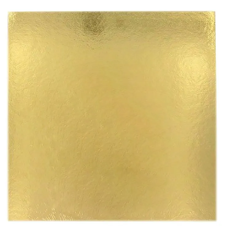 Cartons carrés or/noir 22 x 22 cm PATISDECOR (x5)-Cerf Dellier Hot