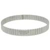 Cercle à tarte cannelé et perforé inox H 3 cm De Buyer-Cerf Dellier Discount
