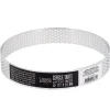 Cercle à tarte perforé inox H 2 cm Ø 12,7 cm-Cerf Dellier Hot