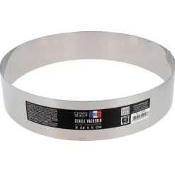 Cercle à vacherin inox H 6 cm Ø 28 cm-Cerf Dellier Best