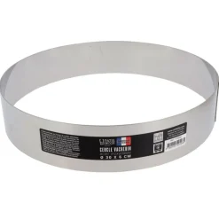 Cercle à vacherin inox H 6 cm Ø 30 cm-Cerf Dellier Sale
