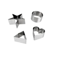 Cercles de présentation inox assortis H 5 cm-Cerf Dellier Outlet
