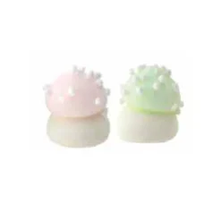 Champignons verts et roses assortis 17 mm (x200)-Cerf Dellier Best