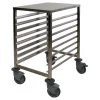 Chariot bas inox 8 niveaux 600x400-Cerf Dellier New