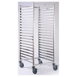 Chariot de fermentation inox 60x80 cm entrée 600 20 niveaux-Cerf Dellier