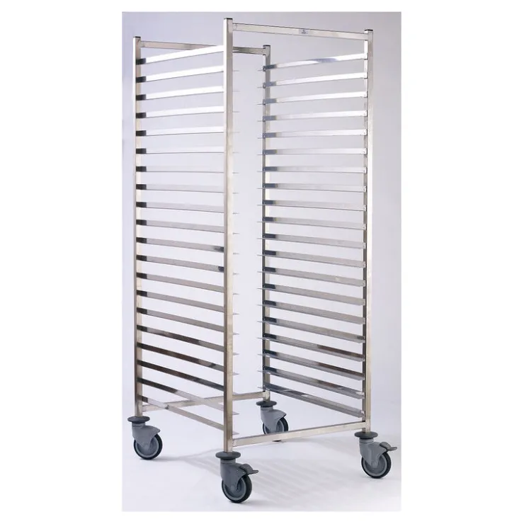 Chariot de fermentation inox 60x80 cm entrée 600 20 niveaux-Cerf Dellier