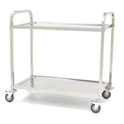 Chariot de Service Inox 2 niveaux-Cerf Dellier Clearance