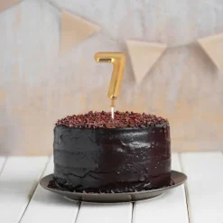 Chiffre 3D 7 doré sur pique-Cerf Dellier Clearance