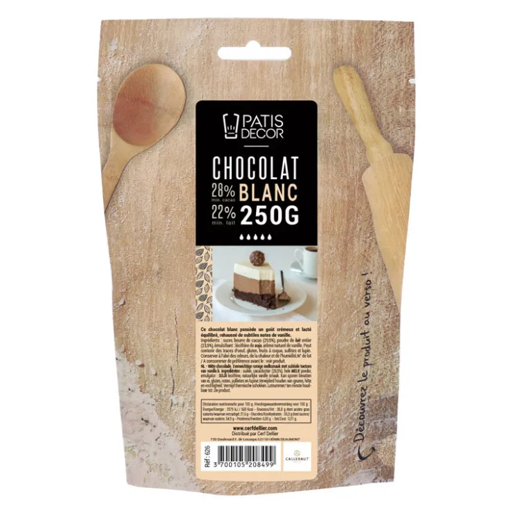 Chocolat Blanc 28 % Barry 250 g-Cerf Dellier Sale