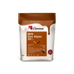 Chocolat de Couverture Milk des Alpes 35 % 1,5 kg-Cerf Dellier Best