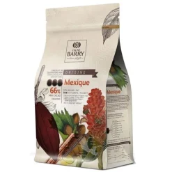 Chocolat de Couverture Noir origine Mexique 66 % 2,5 Kg-Cerf Dellier Outlet