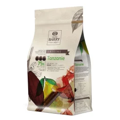 Chocolat de Couverture Noir Tanzanie 75 % 1 Kg-Cerf Dellier Online