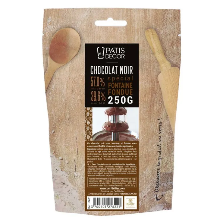 Chocolat Noir pour Fontaine 250 g-Cerf Dellier Sale
