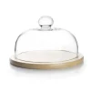 Cloche à fromage bambou couvercle verre-Cerf Dellier Sale