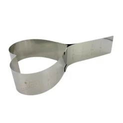 Coeur inox extensible 12 à 26 cm H 7 cm-Cerf Dellier Outlet