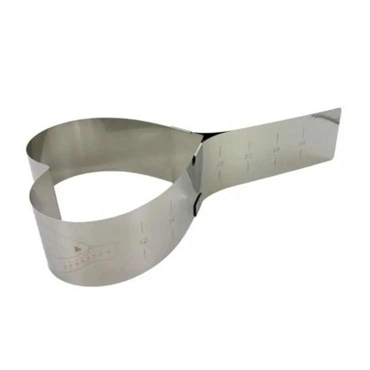 Coeur inox extensible 12 à 26 cm H 7 cm-Cerf Dellier Outlet
