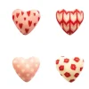 Coeurs roses assortis en chocolat blanc (x72)-Cerf Dellier Outlet