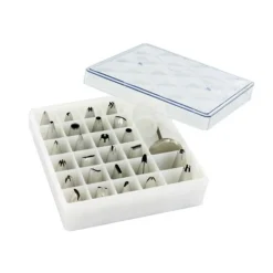 Coffret 26 douilles décors inox-Cerf Dellier Outlet