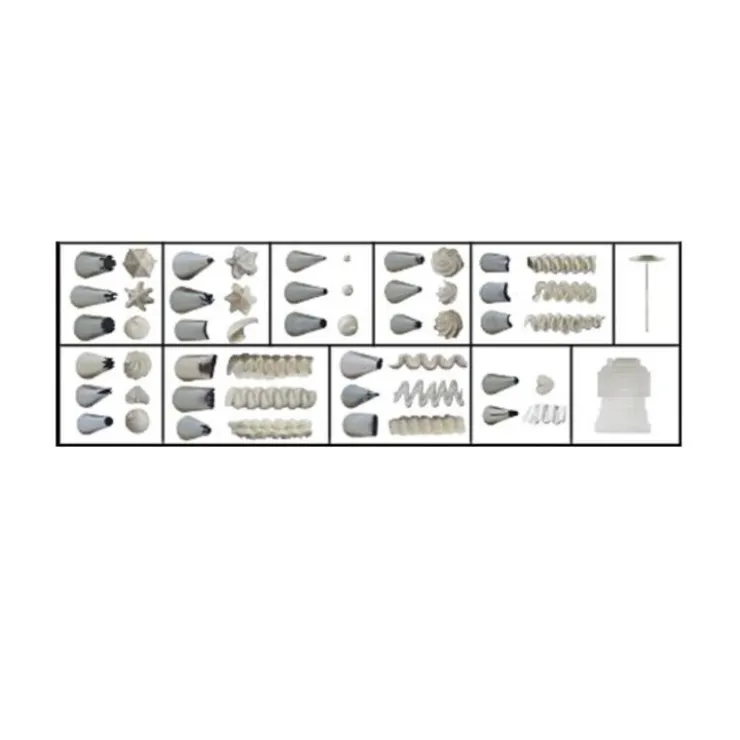 Coffret 26 douilles décors inox-Cerf Dellier Outlet