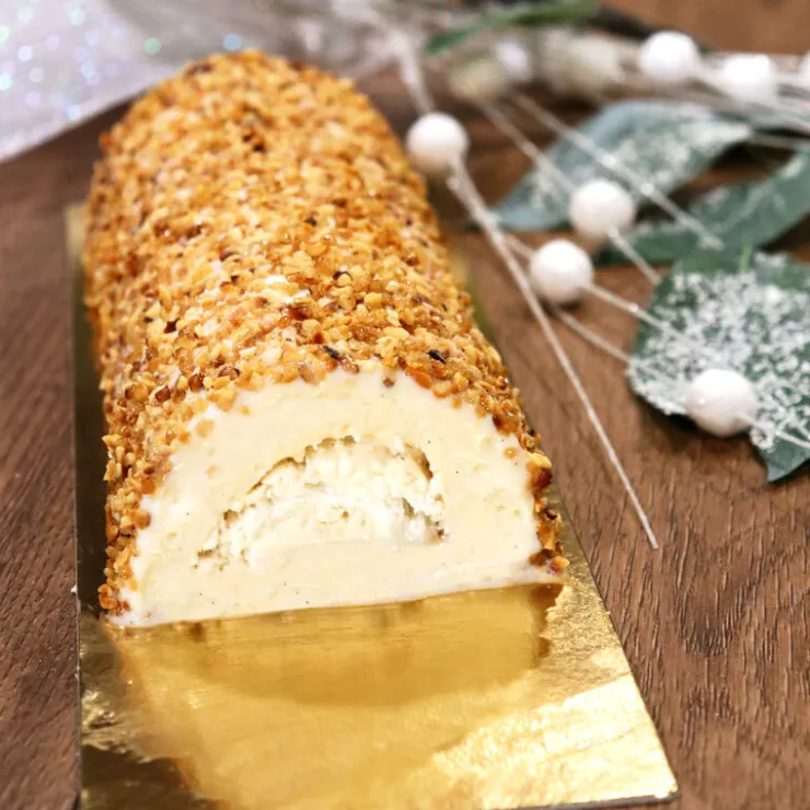 Coffret Bûche de Noël Glacée-Cerf Dellier Online