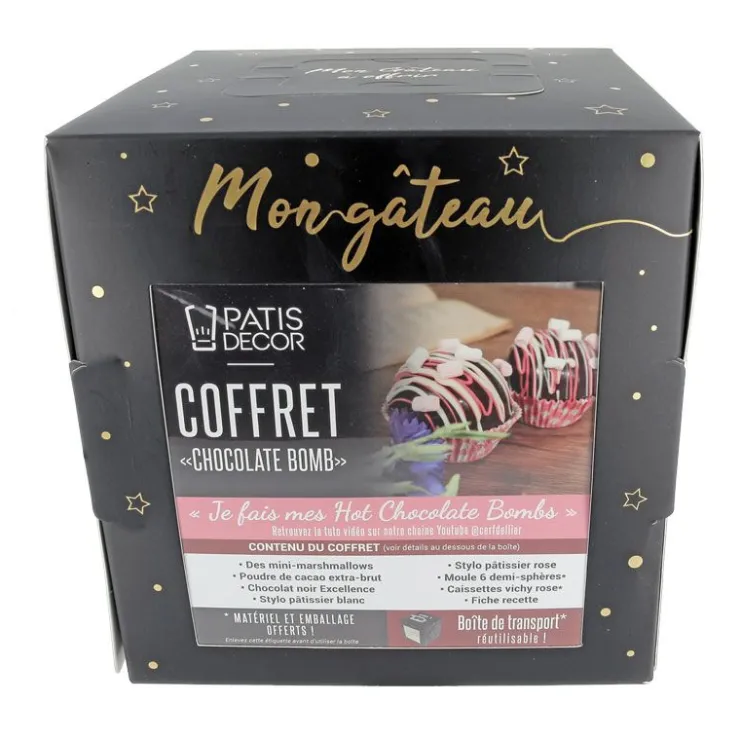 Coffret Je fais mes Hot Chocolates Bombs - DDM 03/25-Cerf Dellier Best