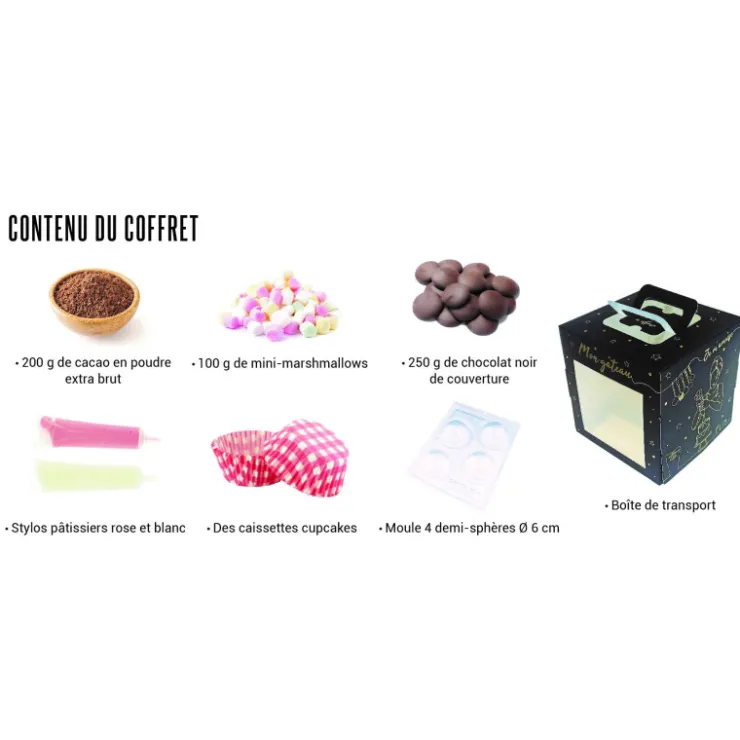 Coffret Je fais mes Hot Chocolates Bombs - DDM 03/25-Cerf Dellier Best
