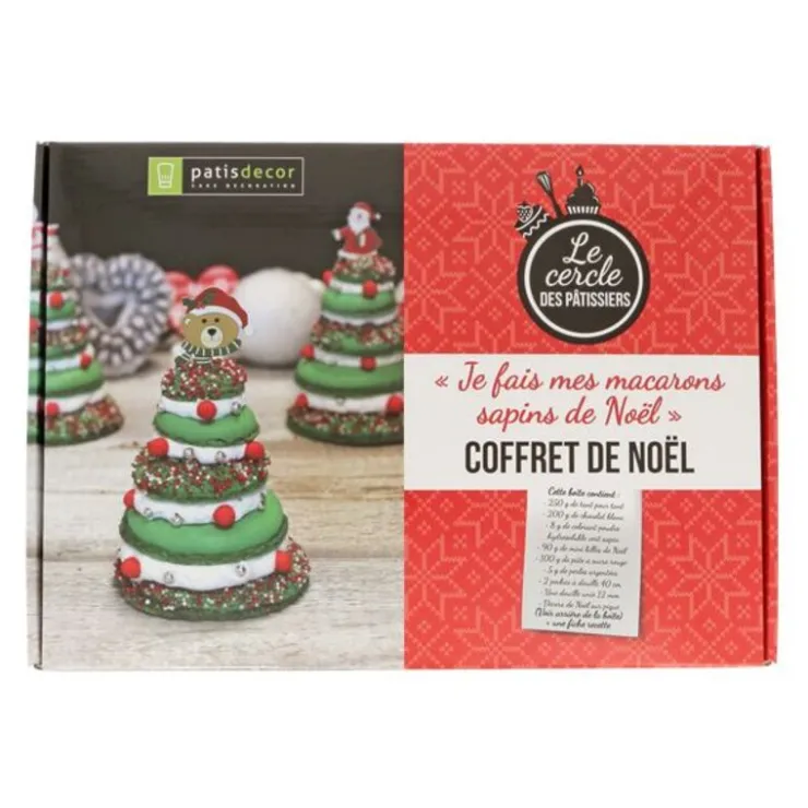 Coffret Mes Macarons Sapins de Noël-Cerf Dellier Hot